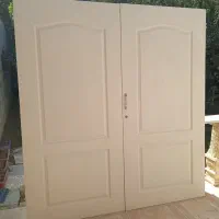 ۲لنگه در کمد دیواری بدون چارچوب