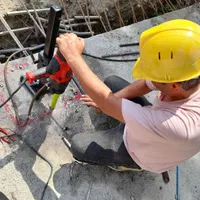 کاشت میلگرد کرگیری و نمونه برداری گردبر برش و کاتر