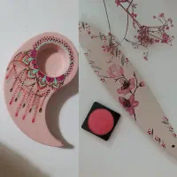 جا عودی و جا شمعی با نقاشی کار دست