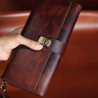 کیف چرم طبیعی دست دوز