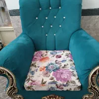 دو عدد مبل مخمل ترک