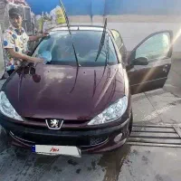 پژو ۲۰۶ صندوقدار V8 مدل ۱۳۸۶ گیلاسی|خودرو سواری و وانت|خمینی‌شهر, |دیوار