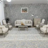 فرش جدید نه متری ۱۲۰۰شانه همراه با روفرشی طرح جدید|فرش|بهبهان, |دیوار