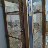 بوفه فلزی طلایی قهوه‌ای هخامنشی رنگ ثابت|بوفه، ویترین، کنسول|نوشهر, |دیوار