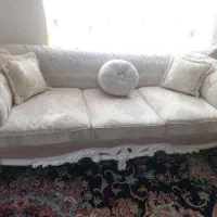 مبل سلطنتی ۱۰نفره با سه میز با روکش ها