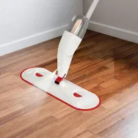 زمین شوی اسپری مهسان طی حوله ایی اسپری مهسان