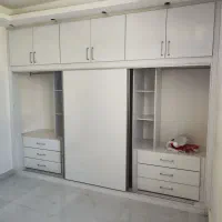 کمددیواری چهارچوب ریلی سفید نسکافه ای|جاکفشی، کمد، دراور|اردبیل, |دیوار