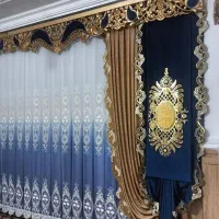 دوخت انواع مدل پرده  پانچ مینیمال  پلیسه|پرده، رانر، رومیزی|ایرانشهر, |دیوار