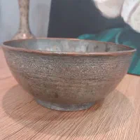کاسه مسی قدیمی قلمکار