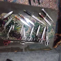 قیچی و چاقو آلمانی و برزیلی اصل و کلکسیونی