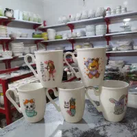 حراج لیوان گلدار طرح دار چینی 75 هزار