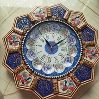 ساعت دیواری خاتم کاری