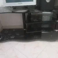 میز تلویزیون شیشه ای