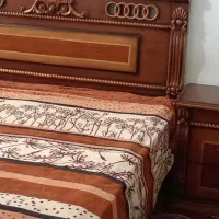 سرویس خواب دونفره کامل چوب