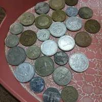 مقداری سکه قدیمی وخارجی|کلکسیون سکه، تمبر، اسکناس|نسیمشهر, |دیوار