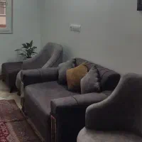 مبل دو رنگ با بهترین پارچه|مبلمان خانگی و میز عسلی|لنگرود, |دیوار