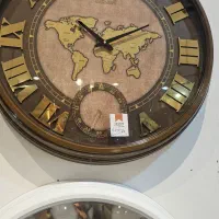 ساعت دیواری نقشه جهان سایز بزرگ