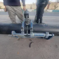 لوله کشی پلی اتیلین ودستگاه جوش