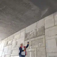 نقاشی صنعتی ساختمانی اپوکسی ایرلس پاشش کلی رنگ ها