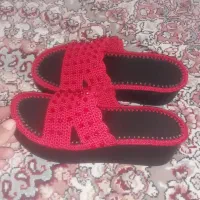 دمپایی دست باف|کیف، کفش، کمربند|یاسوج, |دیوار