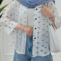 شومیز  پاپیون اکلیلی