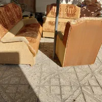 مبل راحتی ۷نفره|مبلمان خانگی و میز عسلی|صحنه, |دیوار