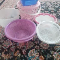 ابکش و لگن پلاستیکی|ظروف نگهدارنده، پلاستیکی، یکبارمصرف|بروجرد, |دیوار