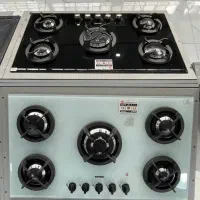 اجاق گاز شیشه ای گاز استیل صفحه ای گارانتی