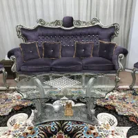 مبل سلطنتی ۹نفره با جلو مبلی ونهار خوری ۸نفره|مبلمان خانگی و میز عسلی|بندر کنگان, |دیوار