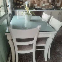 میزناهارخوری ۴ نفره چوب راش