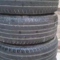 ۴ حلقه لاستیک ۲۰۵ سایز ۱۴ با رینگ فابریک اصلی|قطعات یدکی و لوازم جانبی|پرند, فاز ۱|دیوار