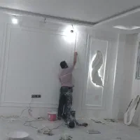 قاب بندی گچبری پیش ساخته ونصب