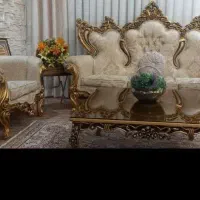 مبل سلطنتی  ۹ نفر با میز وعسلی|مبلمان خانگی و میز عسلی|بروجرد, |دیوار