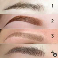 مدل فیبروز ابرو و شیدینگ لب