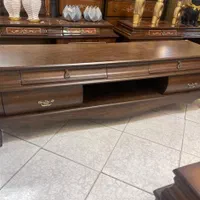 میز تلویزیون هلال گردویی