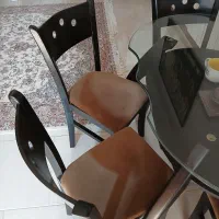 میز ناهار خوری چهار نفره|میز و صندلی غذاخوری|سیاهکل, |دیوار