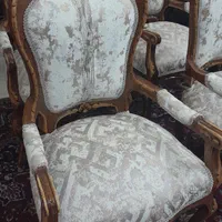 مبل سلطنتی 9نفره چوب گردومنبت دست سفارشی نو|مبلمان خانگی و میز عسلی|مشهد, نکاح|دیوار
