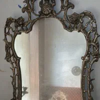 ایینه شمعدان برنزی اصل