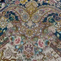 تبریز سالاری ۵۰ رج پر چله و گل ابریشم|فرش|تهران, باغ خزانه|دیوار