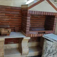 انجام کاشیکاری سرامیک باربیکیو سنگ آنتیک|خدمات پیشه و مهارت|باقرشهر, |دیوار