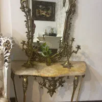 اینه وشمعدان برنز