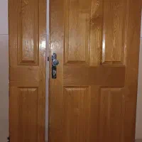 درب دو لنگه|جاکفشی، کمد، دراور|فولادشهر, مسکن مهر فولادشهر|دیوار