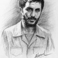 طراحی چهره|تابلو، نقاشی، عکس|شیراز, حومه شیراز|دیوار