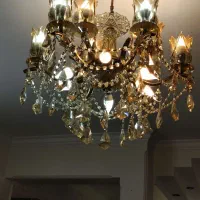 لوستر پذیرایی و آشپزخانه و اتاق خواب