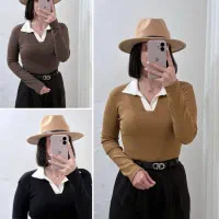 بلوز یقه شکاری