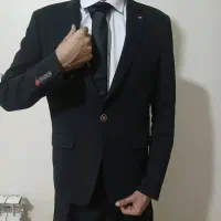 کت تک مردانه سورمه ای مایل به مشکی
