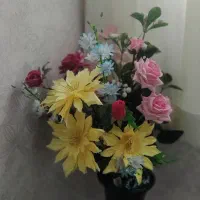 گلدان وگل|گل مصنوعی|کرمانشاه, |دیوار