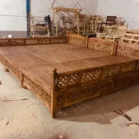 تخت سنتی|مبلمان خانگی و میز عسلی|شیراز, گچی|دیوار