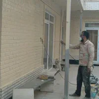 نقاشی ساختمان همراه با ایرلس|خدمات پیشه و مهارت|قم, انسجام|دیوار