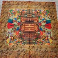 رومیزی قرمز یلدایی|صنایع دستی و سایر لوازم تزئینی|رشت, هلال احمر|دیوار